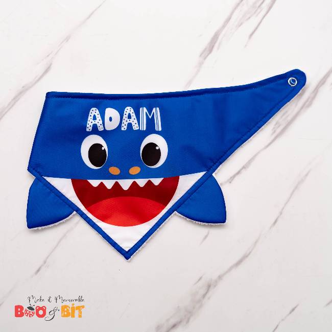 boo and bit Shark Bibs