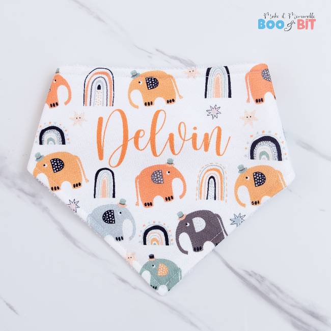 boo and bit Elephant Zoo Bibs