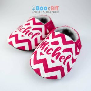 boo and bit Chevron Pink