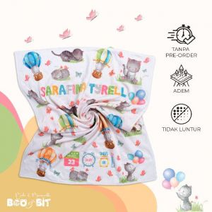 boo and bit Kitten Blanket